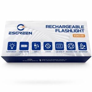 NWT: Rechargeable Flashlight